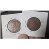 Image 2 : 1903 and 1913 Canada Large One Cents Coin.