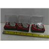 Image 2 : 277: Thriplet Jeweler’s Loupe set: 10X, 20X and 3X (for checking gems, coin dates, etc.) In