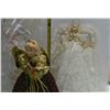 Image 3 : 286: Four Christmas Angels. Their heights:18.25” (47 cm); 16.25” (41 cm); 12[x=#82