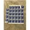 Image 1 : 290: Three John Diefenbaker date of issue 17 cent stamps 80-06-20 with 3 packages of set of 4 inscri
