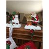 Image 2 : 293: Christmas Stocking Hanger (in own box) for 2 stocking and 2 homemade velvets Christmas stocking