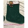 Image 7 : 293: Christmas Stocking Hanger (in own box) for 2 stocking and 2 homemade velvets Christmas stocking