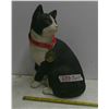 Image 1 : 295: Sandicast black and white cat. Left ear broken, well glued.
