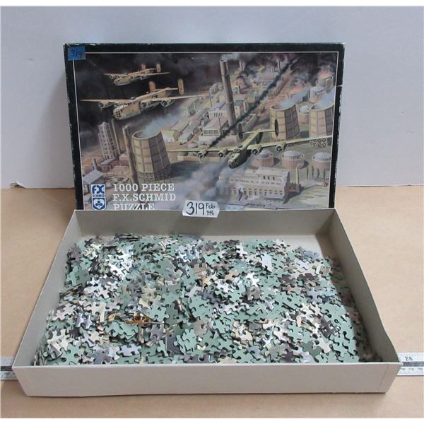 1000 pcs F.X. Schmid puzzle- Tidalwave Over Ploesti
