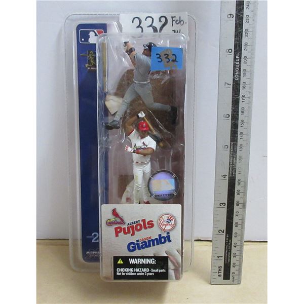 3" McFarlane Figures- Albert Pujols/ Jason Giambi 2004