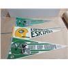 Image 1 : 3 CFL Banners - 2 Sask Rough Rider (different) and Eskimos