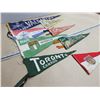 Image 2 : 8 Vintage Pennants Assorted Military Plus Service