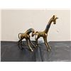 Image 1 : (2) Brass Giraffes