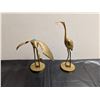 Image 1 : (2) Brass Cranes