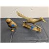 Image 1 : Brass owl and Brass Roadrunner