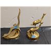 Image 1 : Brass Dolphin Plus Brass Bird Paper weight