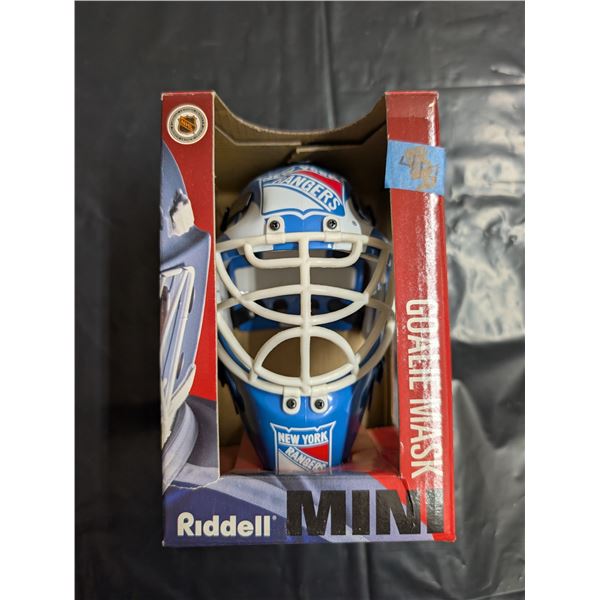 Ridell Goalie Mask Collectable New York rangers