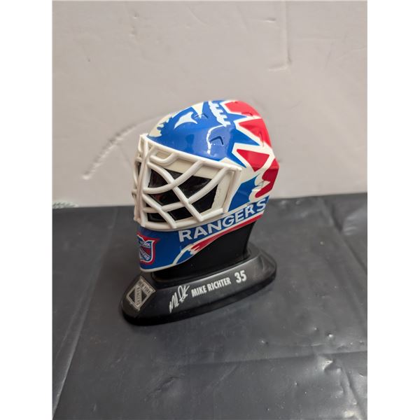 Goalie Mask Rangers Mike Richter