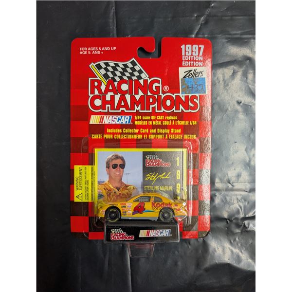 NASCAR Racing Champions Sterling Marlin Card Plus Car