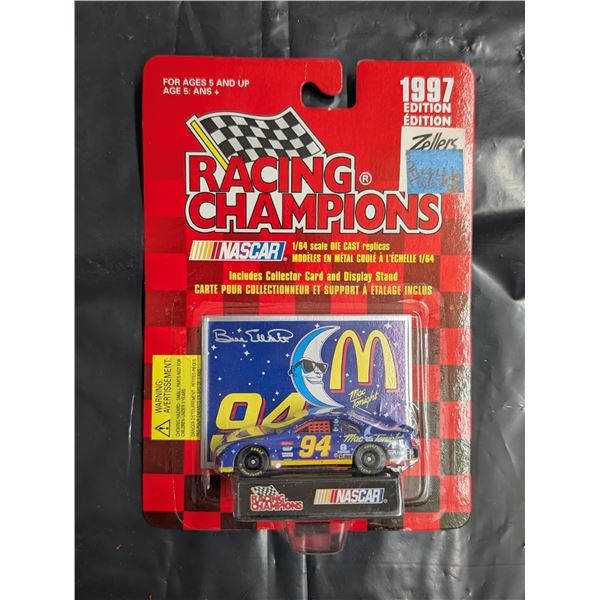NASCAR Racing Champions 1997 Edition Card Plus Car (Mac Tonight)