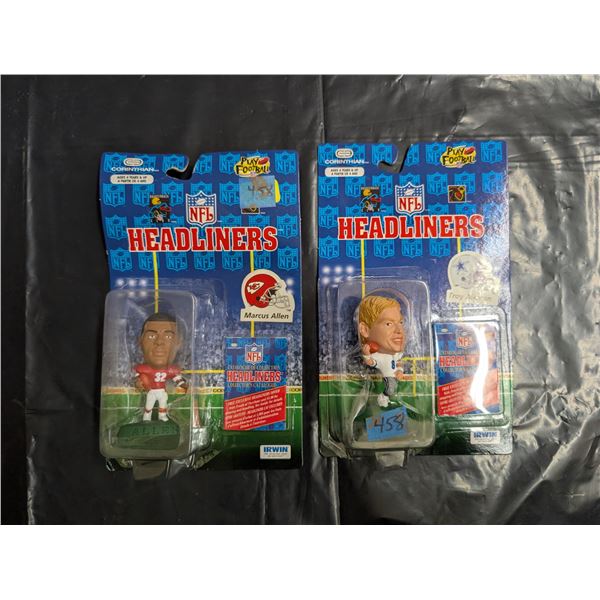 NHL Headliners Troy Aikman and Marcus Allen (Damage on Marcus Allen Case)