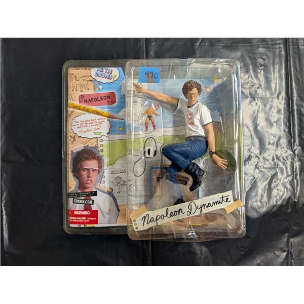 Spawn McFarlane Napoleon Dynamite Figure w/ Sound "Vote for Pedro" (Batteries Not Included)
