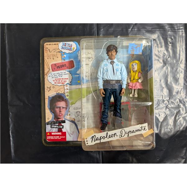 Spawn McFarlane Napoleon Dynamite Figure w/ Sound "Pedro" (Batteries Not Included)
