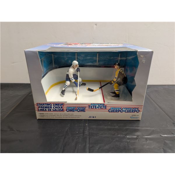 Starting Line Up Freeze Frame One on One Sundin and Bourque