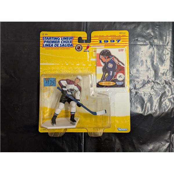 Starting line up NHL Peter Frosberg Hockey Figure and Card