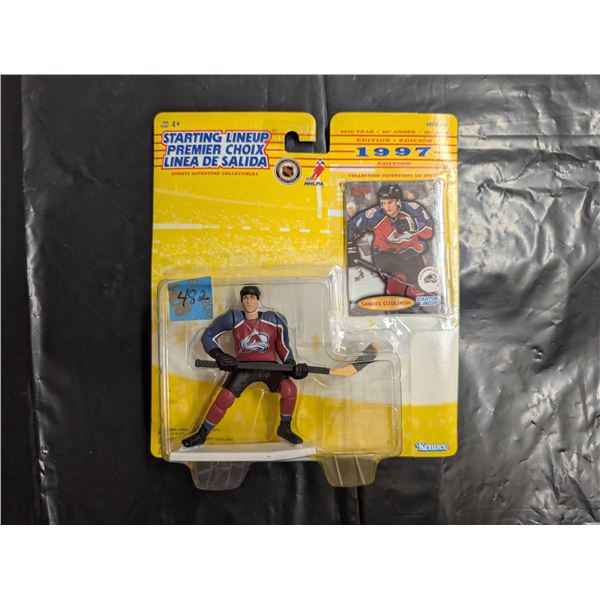 Sandis Ozolinsh Starting line Up Card Plus Figure