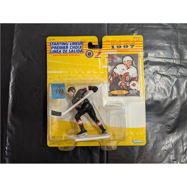 Daniel Alfredsson Starting line Up Card Plus Figure