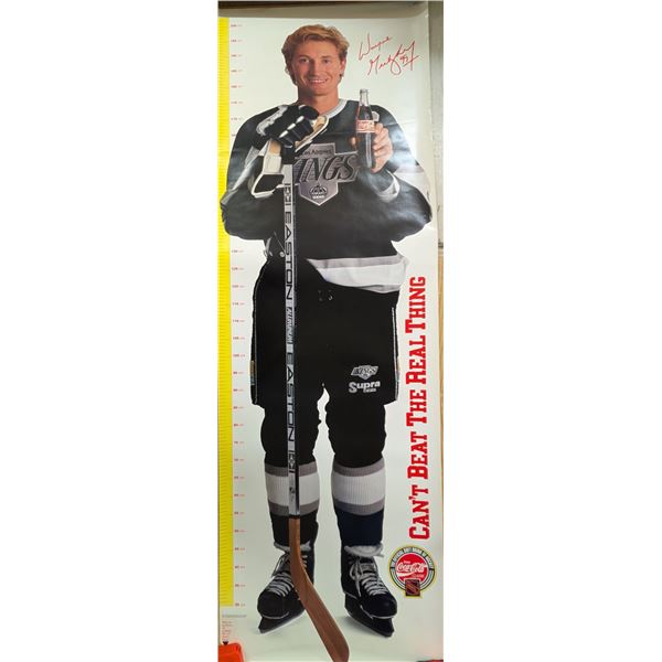 Coca Cola Wayne Gretzky Growth Chart (Actual Size)