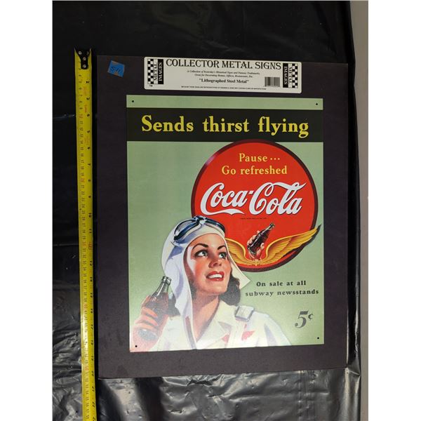 Collector Metal Sign Coca Cola