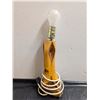 Image 3 : Hand Crafted Wooden Base Beside Lamp w/ Shade (Works)