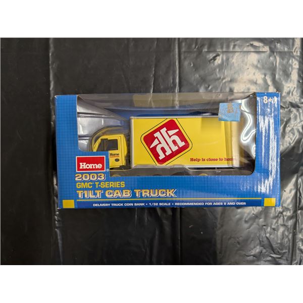 2003 GMC T Series Delivery Truck Coin Bank Home Hardware