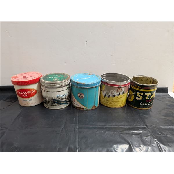 Cameo- players vintage tobacco tins- rough shape