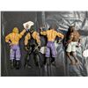 Image 3 : 4 wrestling figures, the undertaker and brain Hendrick