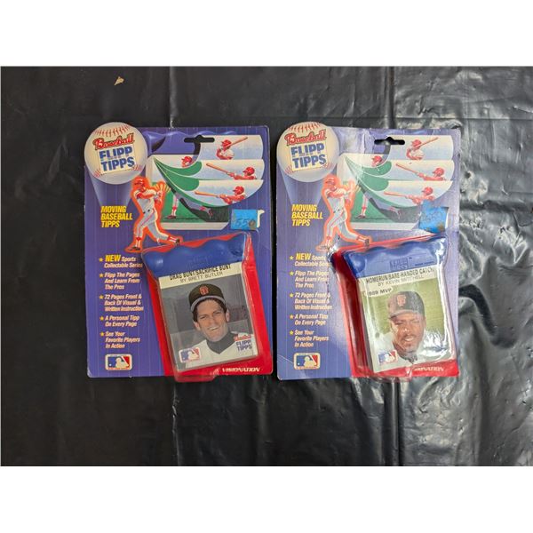 2 baseball flipp tipps Brett butler- drag bunt and hr/bare handed catch Kevin Mitchell