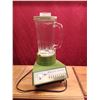 Image 4 : Green Blender with Glass Pitcher, White Electric Food Steamer, and Vintage Electric Carving Knife in
