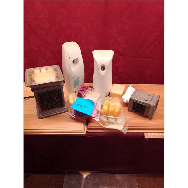Scented Wax Warmer & Air Freshener Two plug-in wax melt warmers