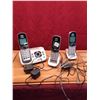 Image 1 : 3 Vintage cordless phones with charging stations
