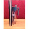 Image 3 : Cold Brew Iced Tea Pitcher with Tall Infuser & Lids – Gray Plastic Steeper