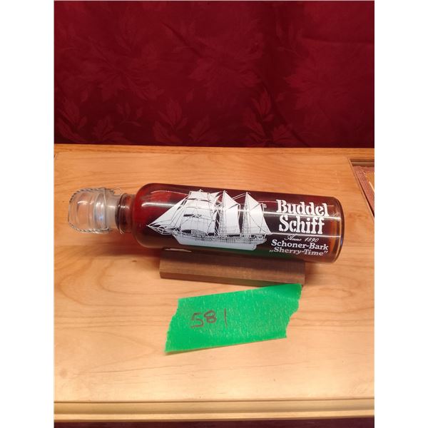 Buddel Schiff Schooner bottle
