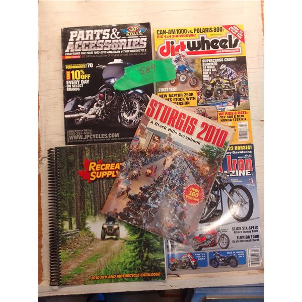 Sturgis, motorcycle and parts magazines