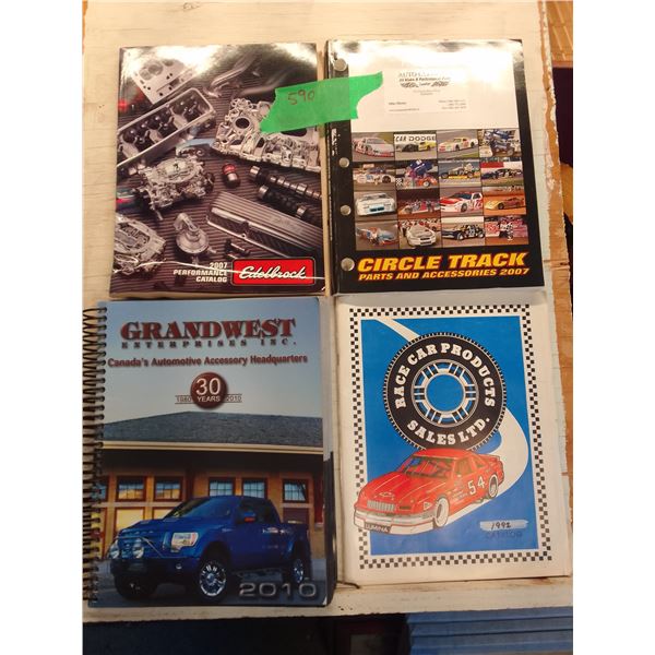 Automotive, racing, magazines, summit catalogs