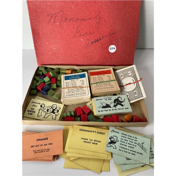 1936 Monopoly Pieces