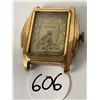 Image 2 : Vintage Art Deco Swiss made Gold Wrist Watch