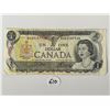 Image 1 : One Paper Dollar Canadian Serial # BAB3197725 (from 1973)