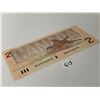 Image 3 : Paper Two Dollar Canadian Serial # BGP5704370 (from 1986)