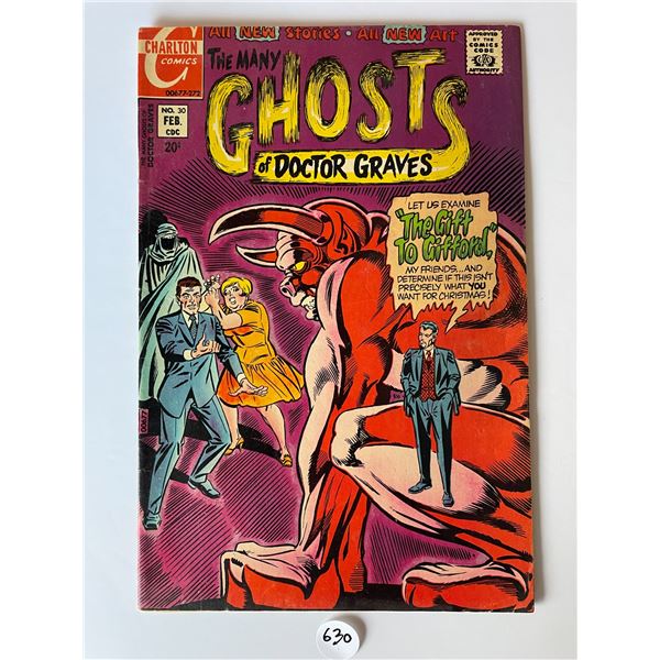 Ghosts of Doctor Graves #30 Charlton Comics 1972