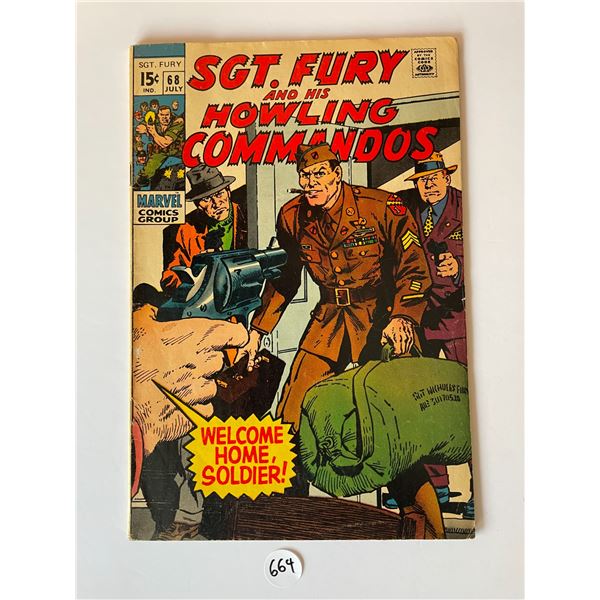 Sgt Fury #68 Marvel Comics 1969