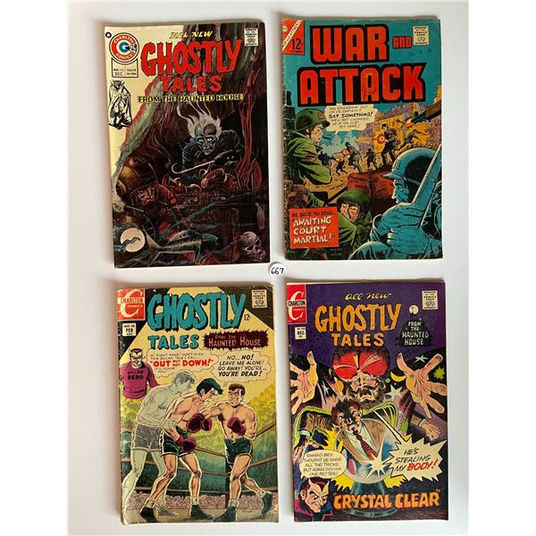 Lot of 4 Vintage Comic Books