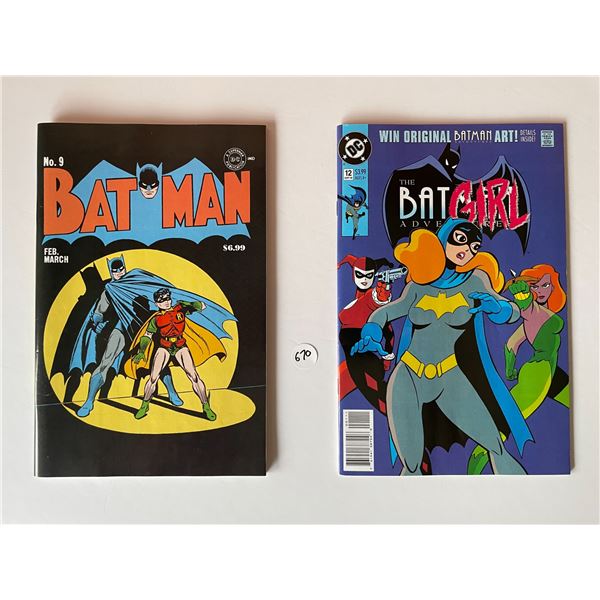2 Reprint Batman Comic Books