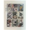 Image 1 : Assorted Jersey Cards - 1 Sheet (9 Hockey Cards)