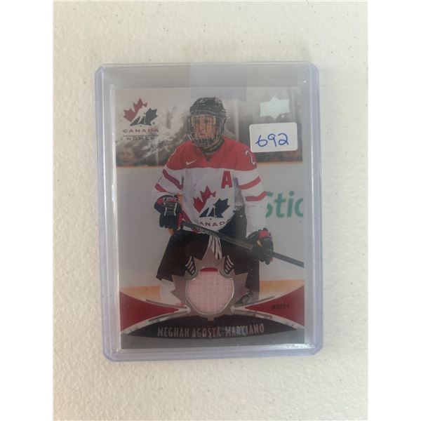 Meghan Agosta - Team Canada Jersey Card